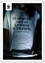 WWF-România caută un vizual creativ pentru tricoul oficial Earth Hour