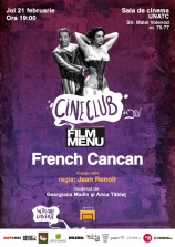 French Cancan la Cineclub FILM MENU 