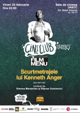 Cineclub Midnight Session cu scurtmetraje de Kenneth Anger