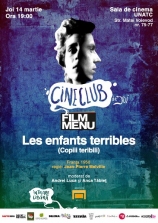 „Les Enfants Terribles” la Cineclub FILM MENU