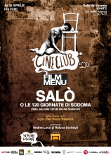 Cineclub FILM MENU: Salo, sau cele 120 de zile ale Sodomei (1975, r. Pier Paolo Pasolini)