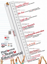 Platforma de Teatru Educaţional, 4 - 29 octombrie la Teatrul Foarte Mic