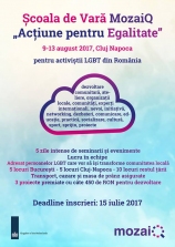 Şcoala de vară MozaiQ: egalitate şi identitate de gen, la Cluj 