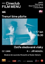 Cineclub FILM MENU: Closely Watched Trains (Jirí Menzel, 1966)
