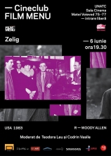 Cineclub FILM MENU: Zelig (Woody Allen, 1983)