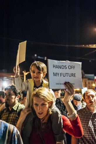 Feţe la protestele Salvaţi Roşia Montană